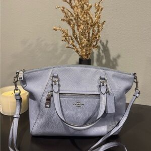 Coach Blue Leather Satchel